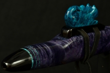 Boxelder Burl Native American Flute, Minor, Low E-4, #E37I